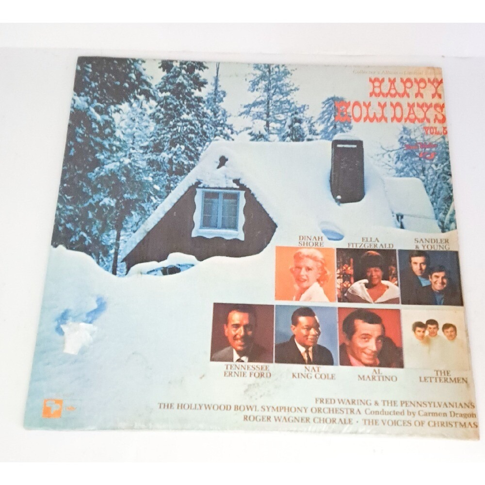 Happy Holidays Vol. 5 Vinyl LP Record‎ Album Christmas Holiday Classics